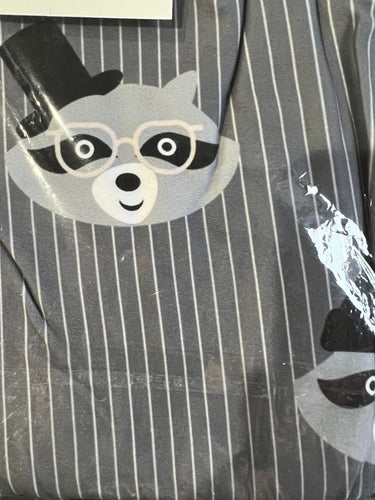 Striped Racoons Standard Leggings
