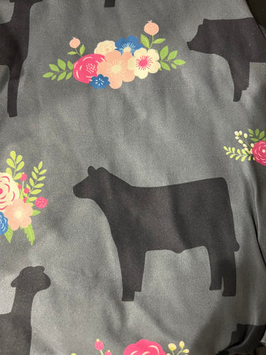 Floral Farm Silhouettes Leggings