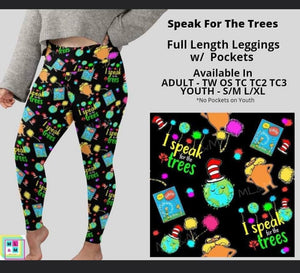 Colorful Book Cat Pocket Capris