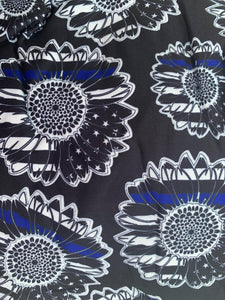 Blue Line Sunflower Capris