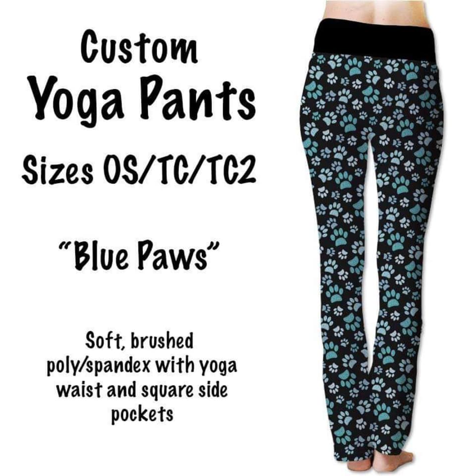 Blue Paws YOGA PANTS