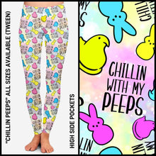 Load image into Gallery viewer, Chillin Peeps Pocket Leggings