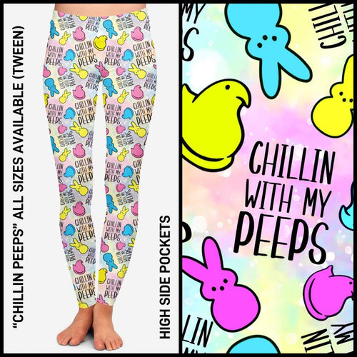 Chillin Peeps Pocket Leggings