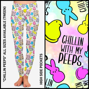 Chillin Peeps Pocket Leggings