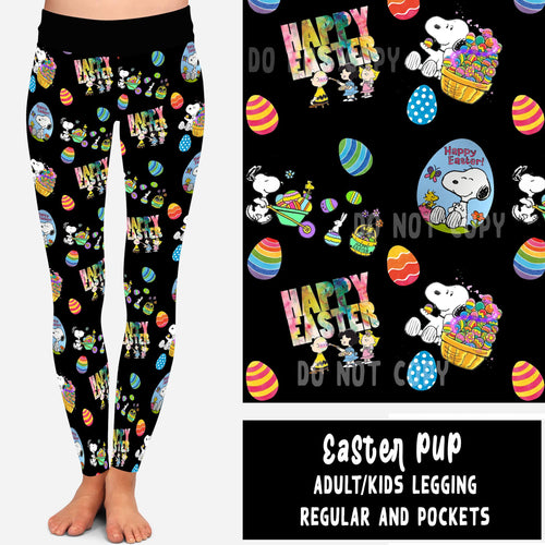 Easter Pup Pocket Leggings