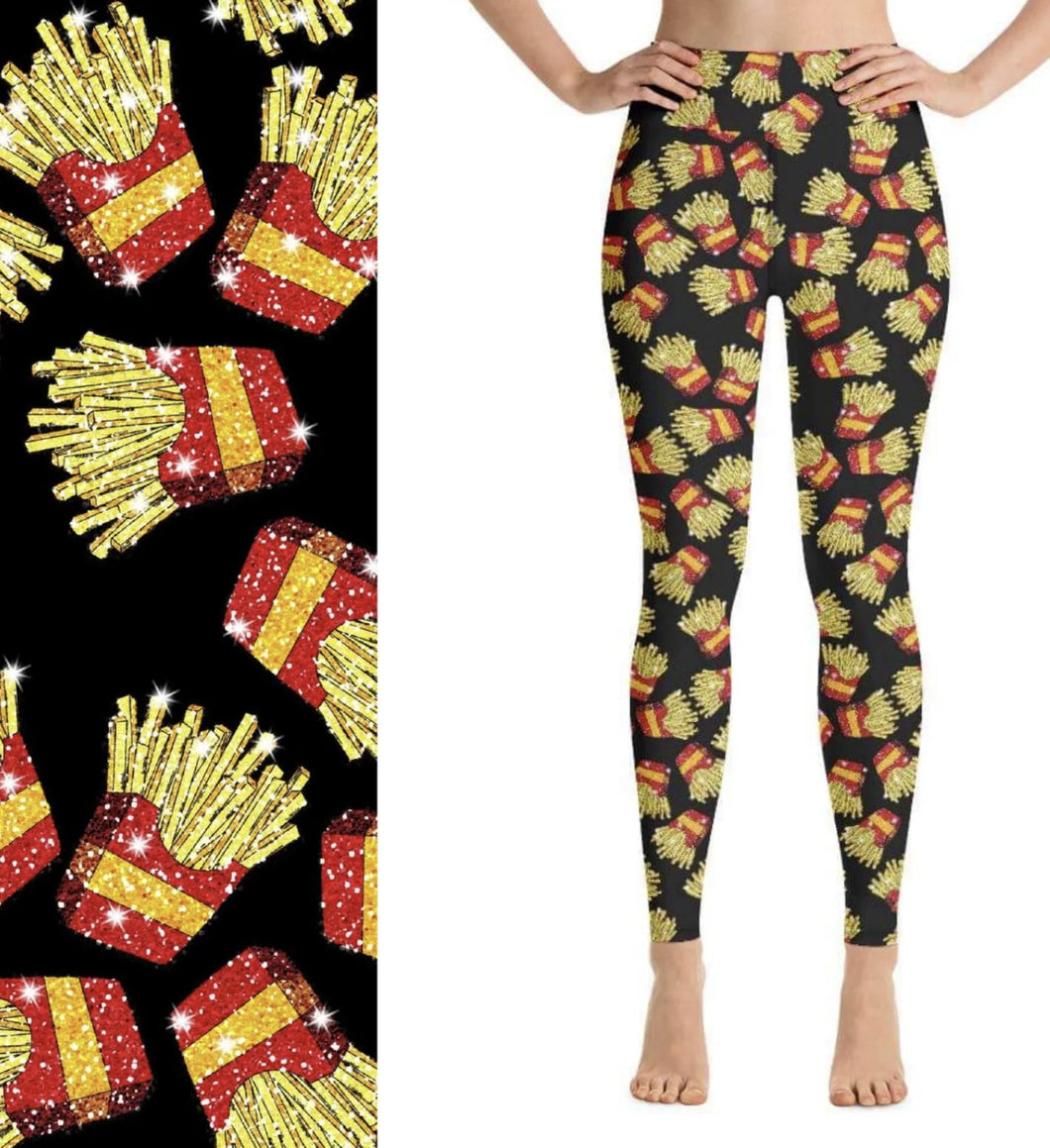 Glitter Fries Leggings