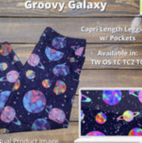 Groovy Galaxy Pocket Capris
