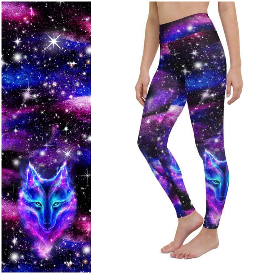 Women's Rainbow Galaxy Night Stars High-waisted Yoga Leggings | Iron  Discipline Supply Co.