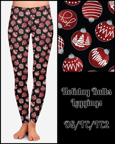 Holiday Bulbs Sporty Pocket Leggings