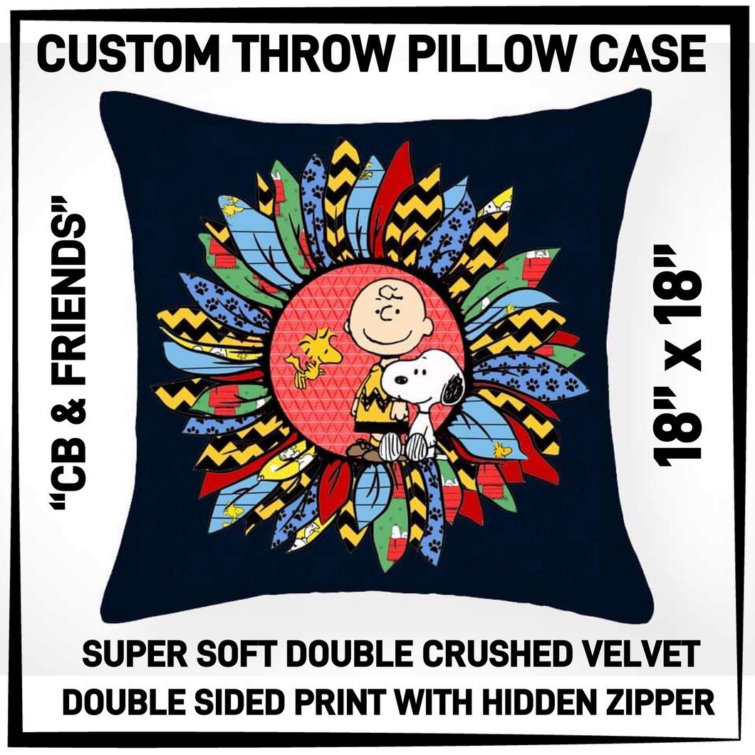 CB & Friends Throw Pillowcase