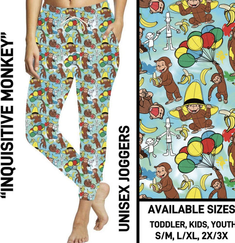 Inquisitive Monkey Joggers