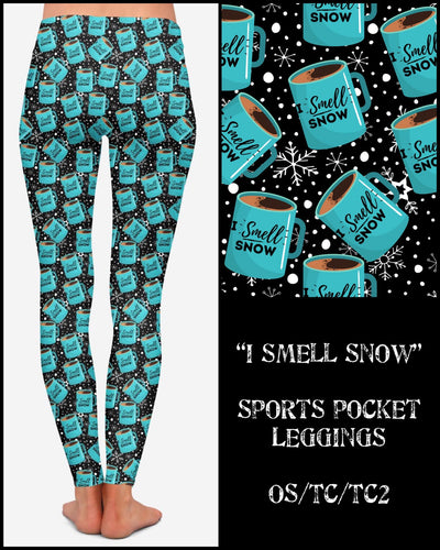 I Smell Snow Sporty Pocket Leggings
