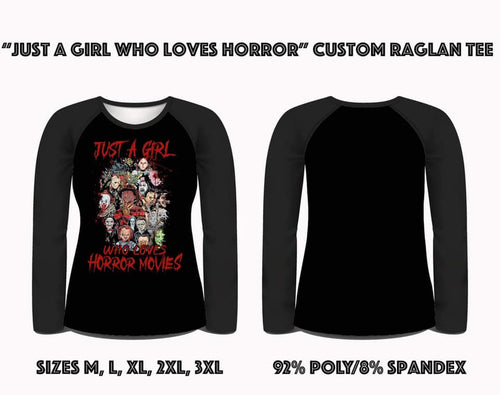 Horror Raglan Top