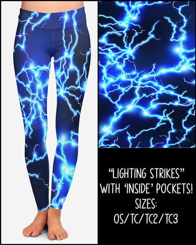 Lightning Strikes Inside Pocket Leggings