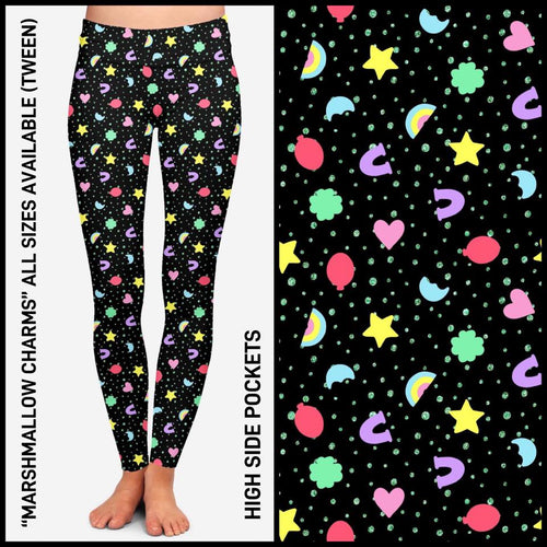 Marshmallow Charms Pocket Leggings