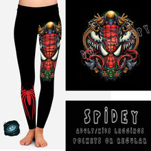 Load image into Gallery viewer, BATCH 65- SPIDEY LEGGINGS/CAPRI/JOGGERS