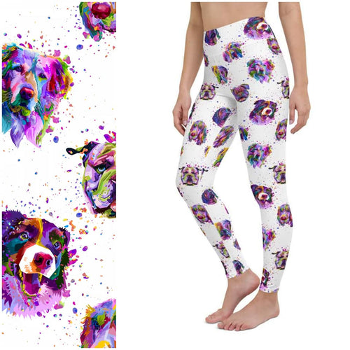 Splatter Dogs Leggings