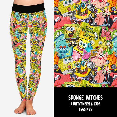 Sponge Patches Pocket Leggings