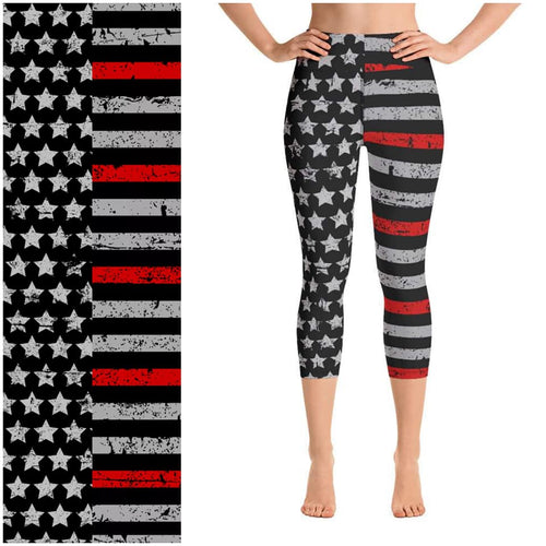 Thin Red Line Capris