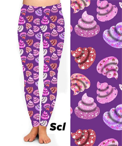 Valentine Poop Leggings