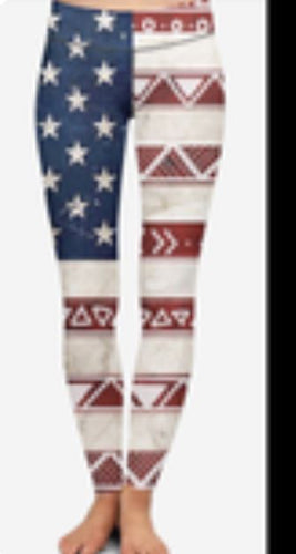 Aztec Flag Pocket Leggings