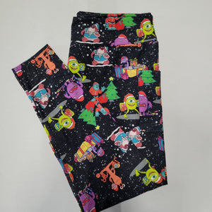 Christmas Monsters Pocket Leggings