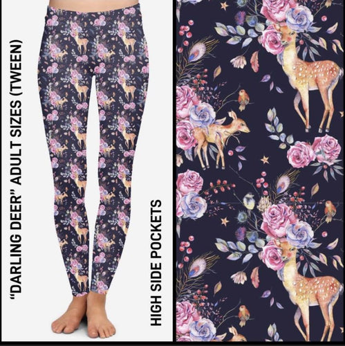 Darling Deer Pocket Leggings