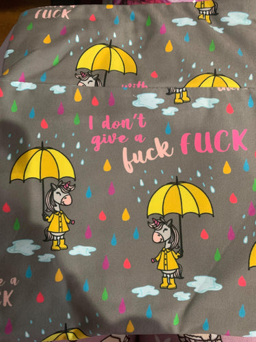 Don't Give a F Rain Leggings