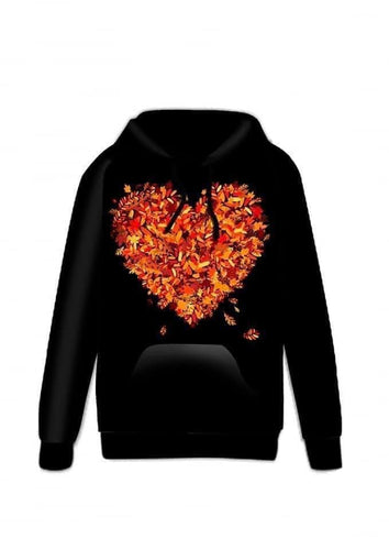 Heart Leaves Custom Hoody