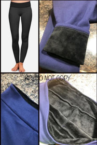 Black Fleece Leggings