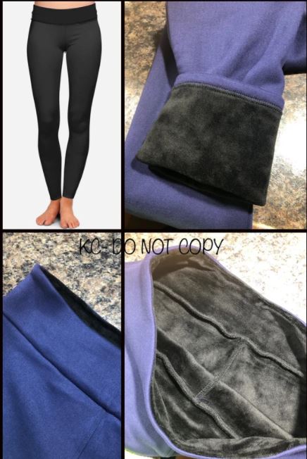 Black Fleece Leggings