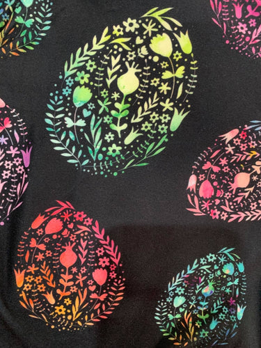 Floral Easter Egg Leggings