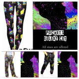 Galaxy Cat Pocket Leggings