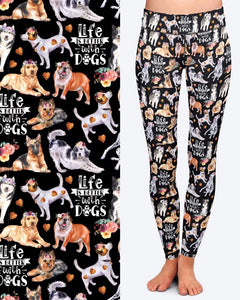 Life is Better With Dogs Capris