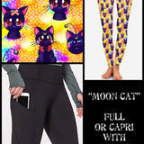 Moon Cat Sporty Pocket Leggings