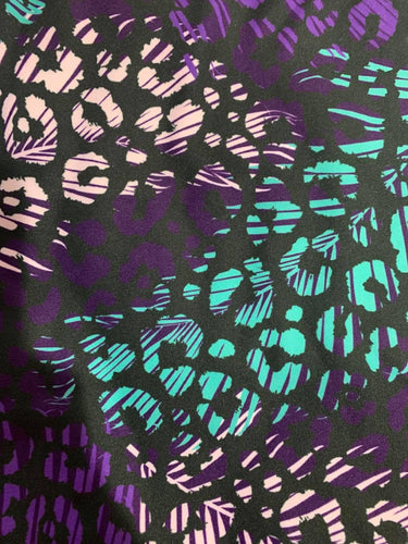 Multi Color Cheetah Capris