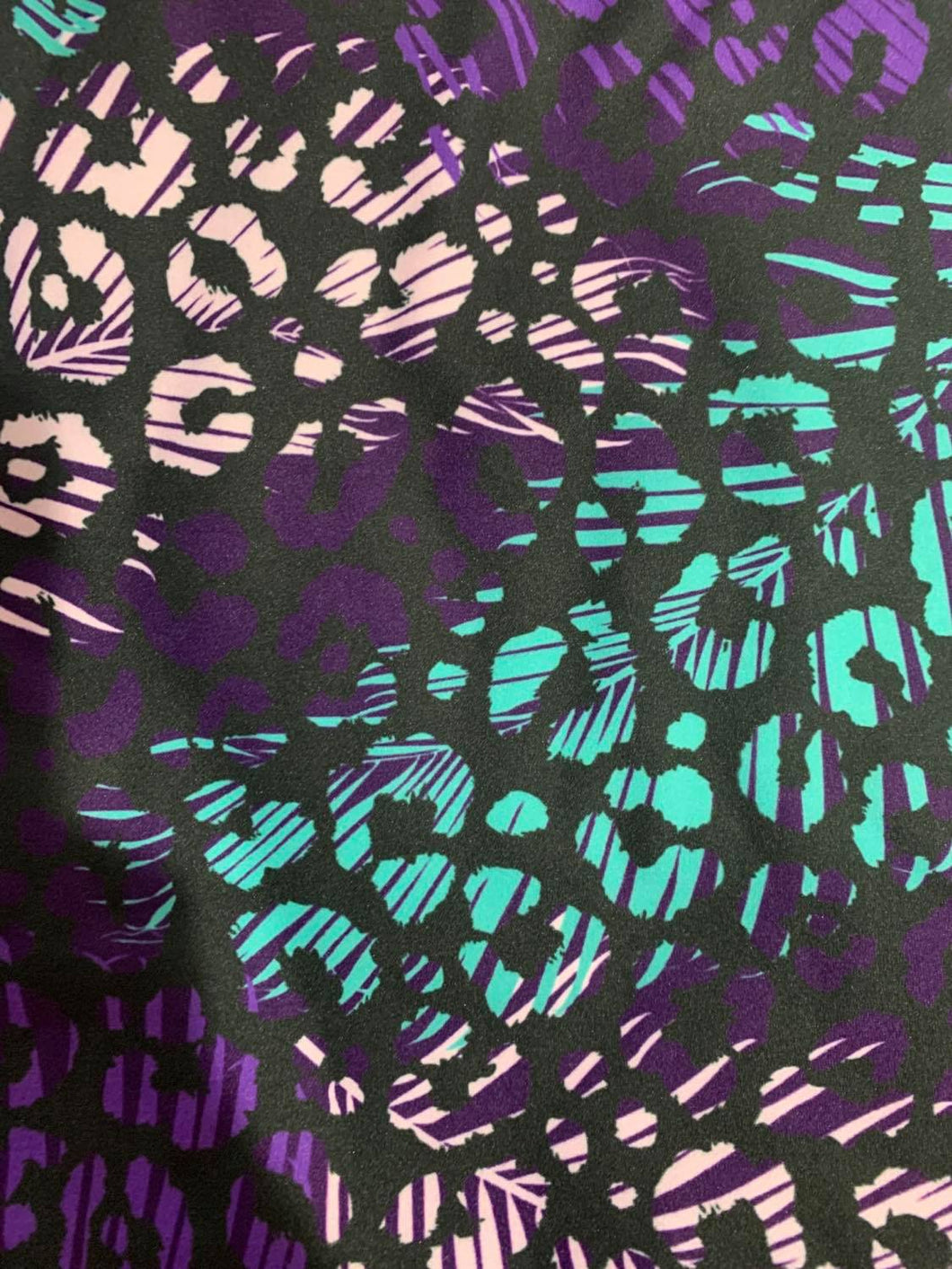 Multi Color Cheetah Capris