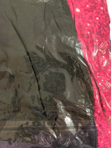 Pink Glitter Pattern Pocket Leggings