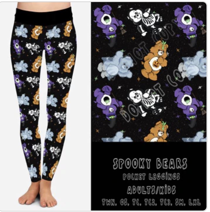 Spooky Bear Pocket Leggings