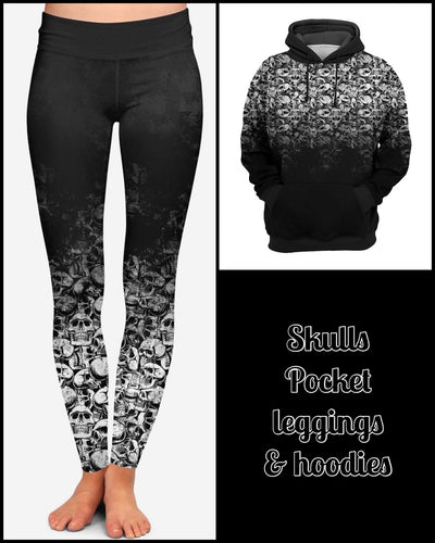 Skulls (Ombre) Custom Hoody