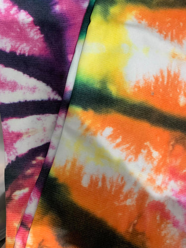 Bright Colorful Tie Dye Leggings