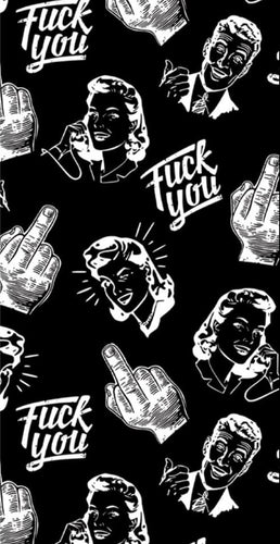 Vintage B&W F You Leggings