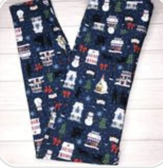 Christmas Village Leggings